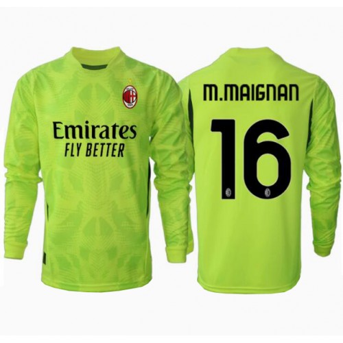Fotballdrakt Herre AC Milan Mike Maignan #16 Keeper Tredjedrakt 2024-25 Langermet